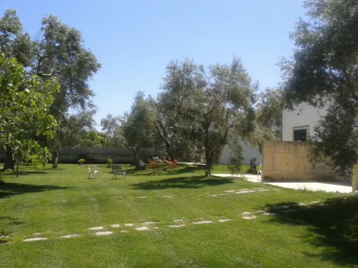 Espace ouvert de la propriété dans le Salento