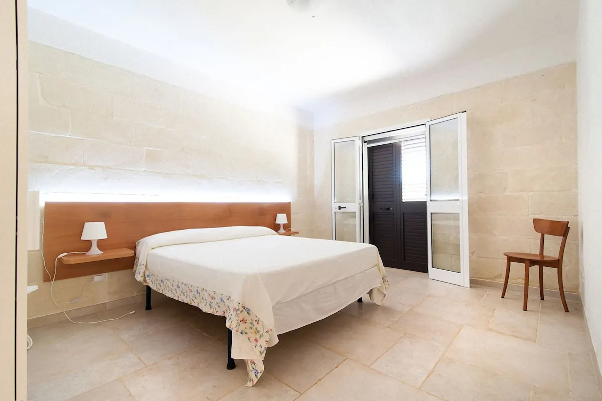 Espace de vie de l’appartement deux pièces Casa Vacanze Jannara