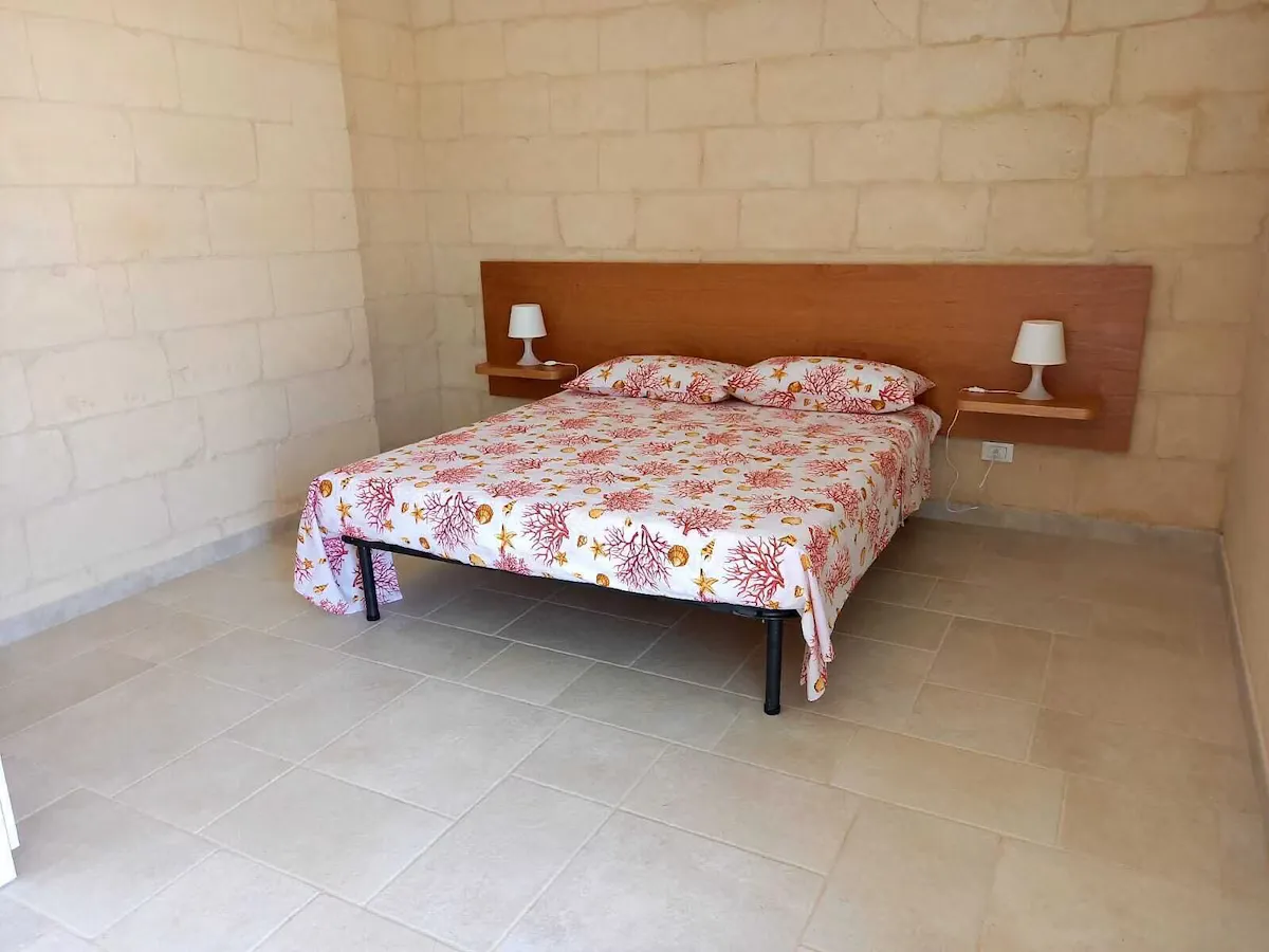 Espace de vie de l’appartement deux pièces Casa Vacanze Masseria Nuova