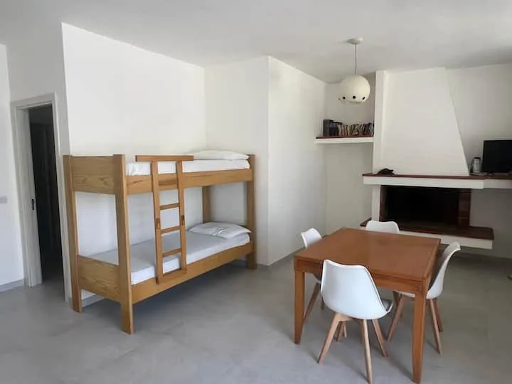 Detalle de un apartamento de vacaciones cerca de la playa